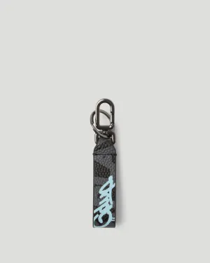 Handstyle PFK Leather Keychain