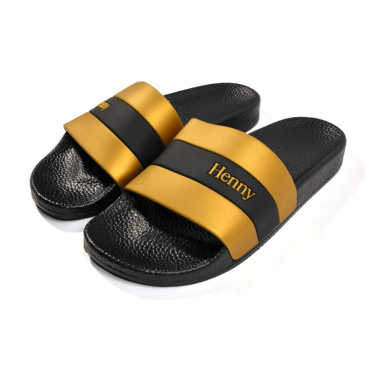 Henny Apparel Stripe Slides Sandals