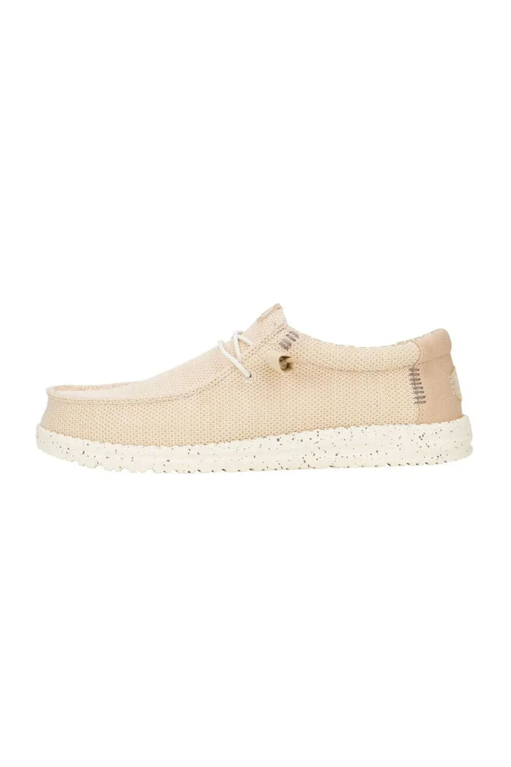 HEYDUDE Men’s Wally Stretch Sox Shoes in Irish Cream | 41898-0LZ