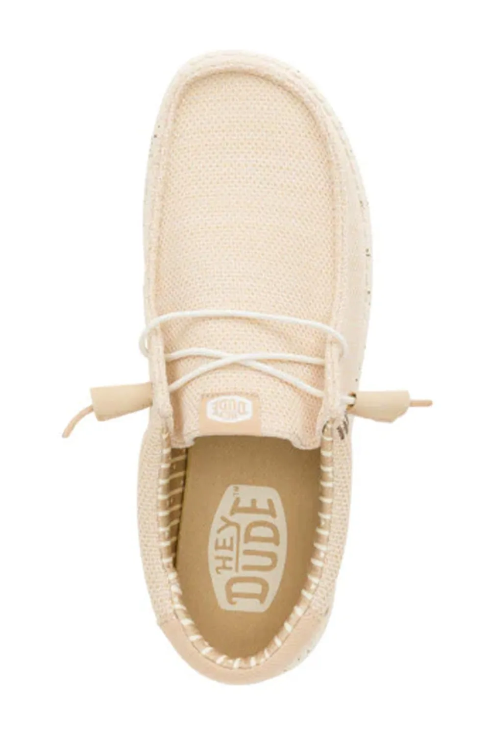 HEYDUDE Men’s Wally Stretch Sox Shoes in Irish Cream | 41898-0LZ