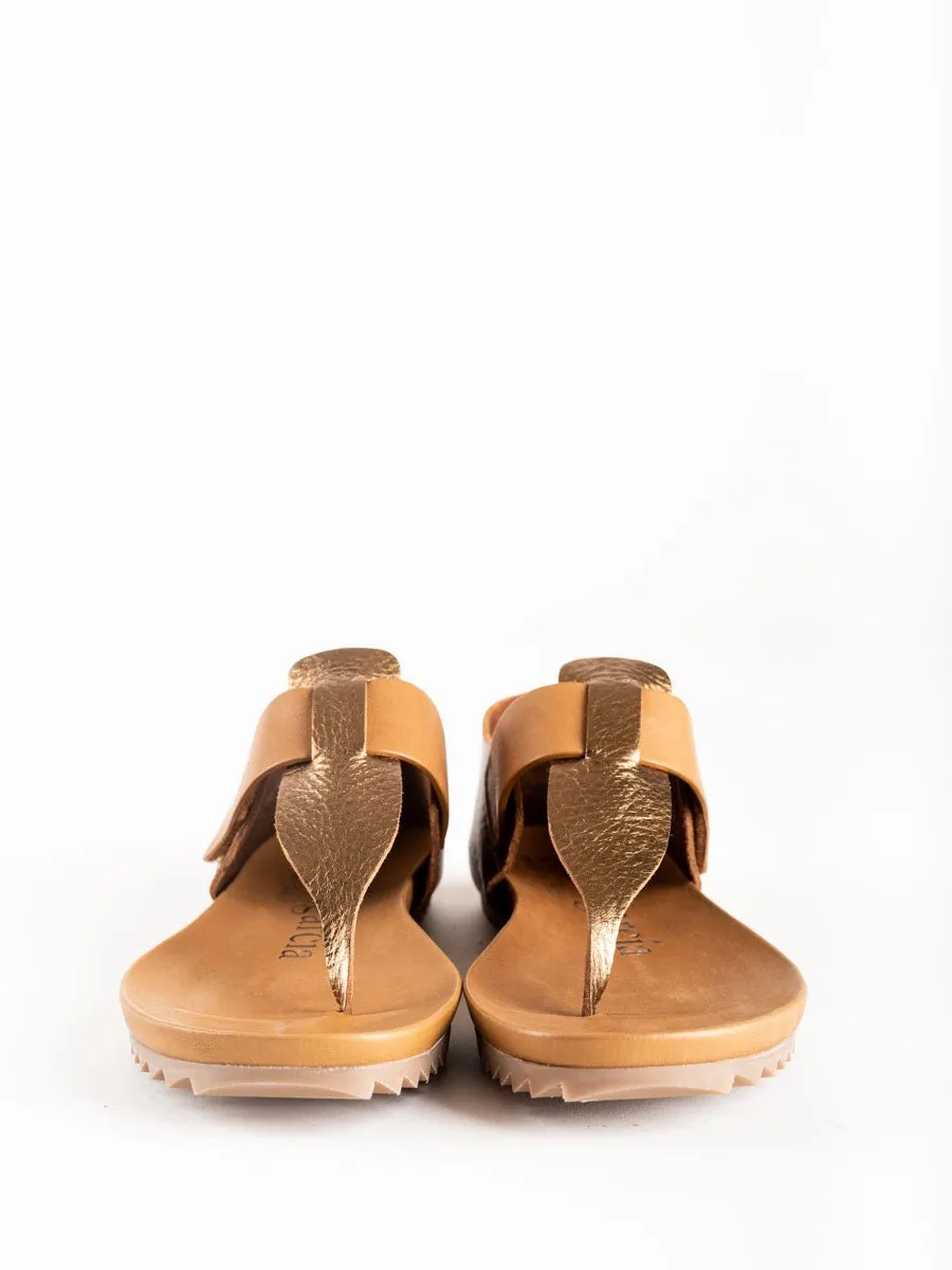jacqui sandal - tobacco