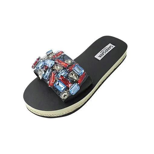 【JP】Spring Red- Waterproof Espadrille Flat-Japan Stock