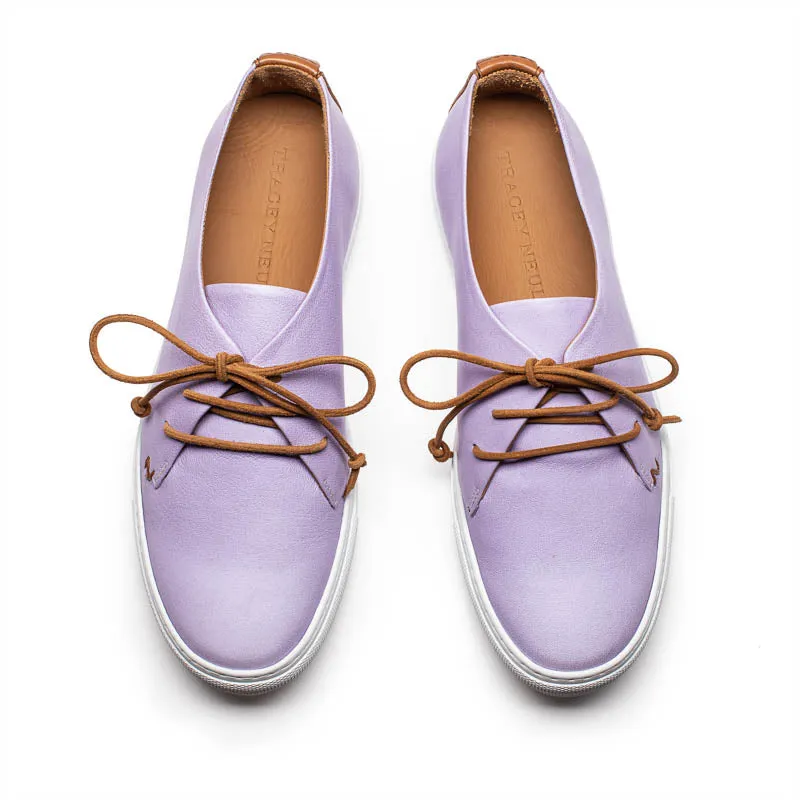 KARL Lilac | Leather Sneaker