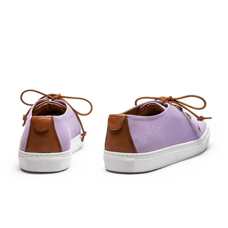 KARL Lilac | Leather Sneaker