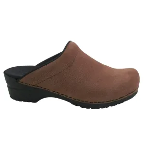 Karl Men's Oiled Clog - Antique Brown