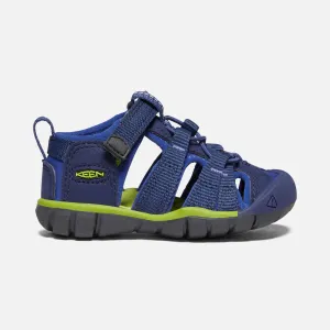 Keen Blue Depths/Chartreuse Seacamp II CNX Toddler Sandal