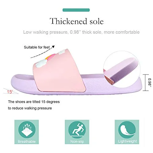 Kids Classic Cute Cartoon Lightweight Sandals (Purple)