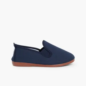 Kung-Fu Camping Shoes, Navy Blue