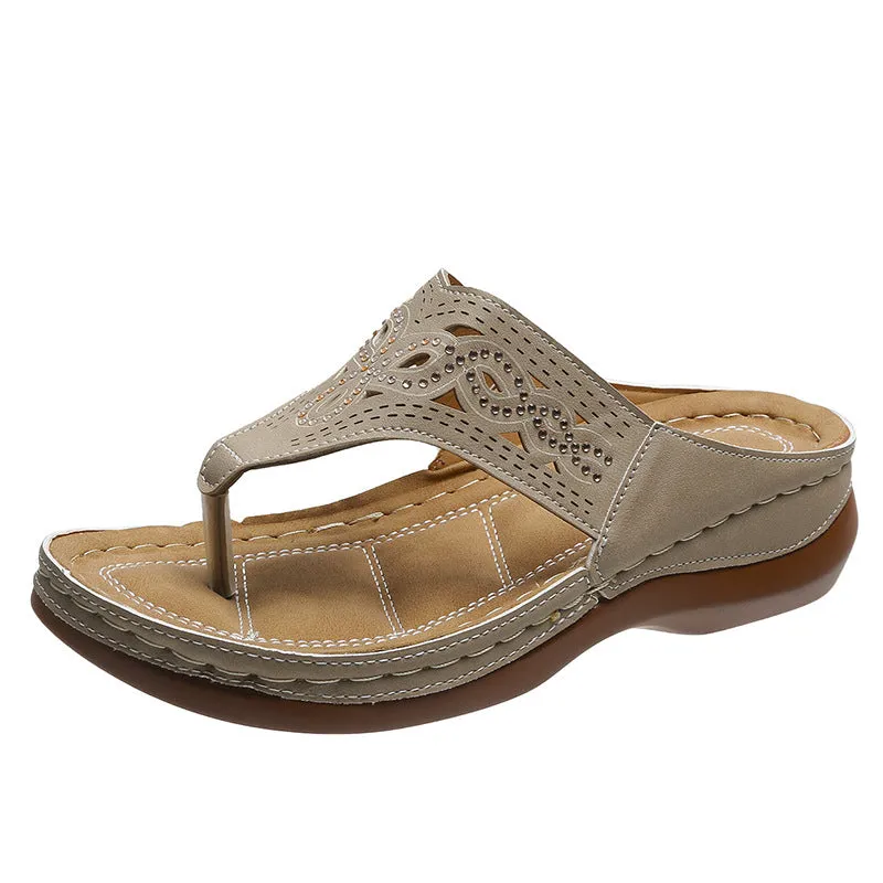 [Last day 50%OFF] - 2023 Soft Bottom Massage Orthopedic Flip-Flops