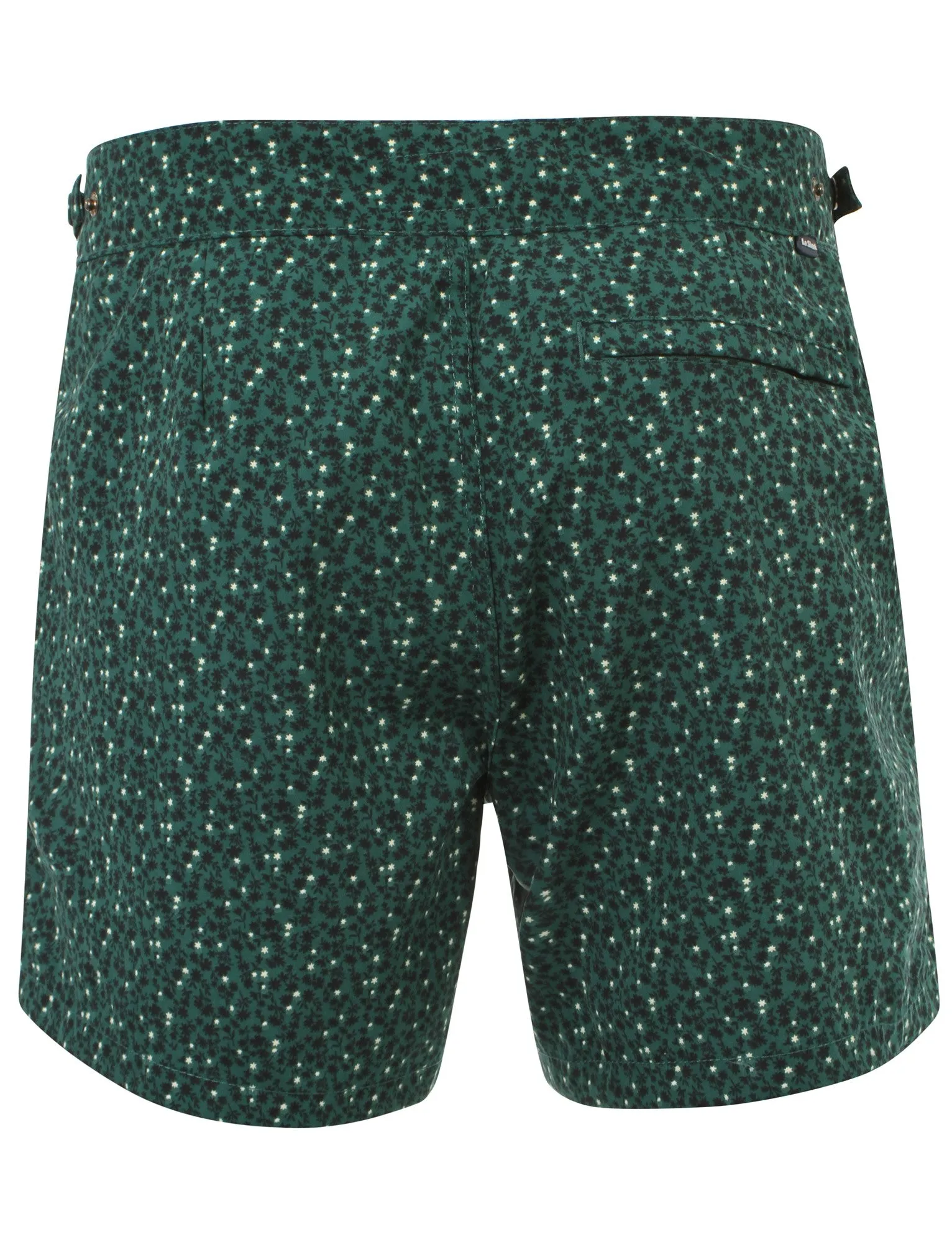 Le Shark Sandbar green swimming trunks
