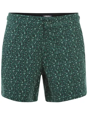 Le Shark Sandbar green swimming trunks