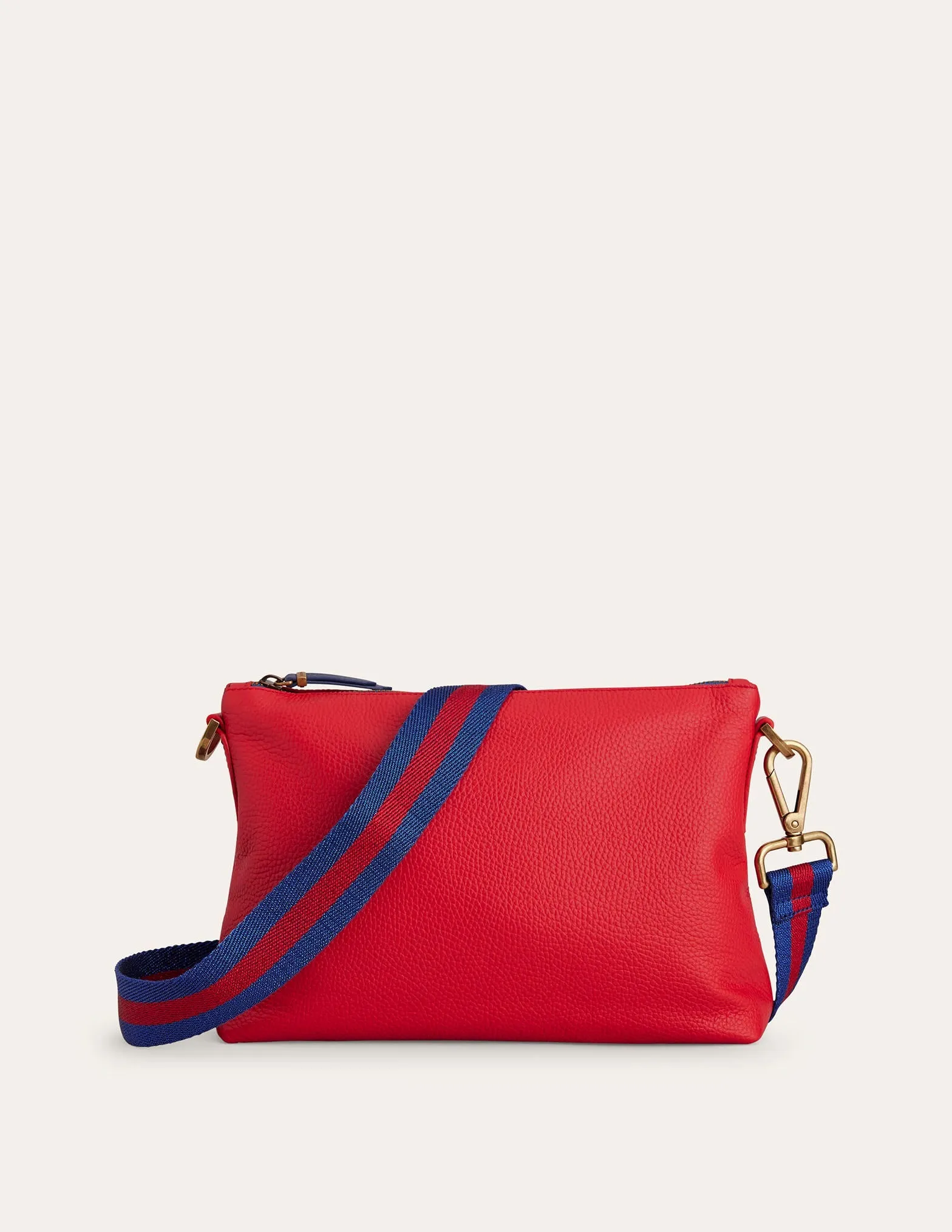 Leather Crossbody-Red