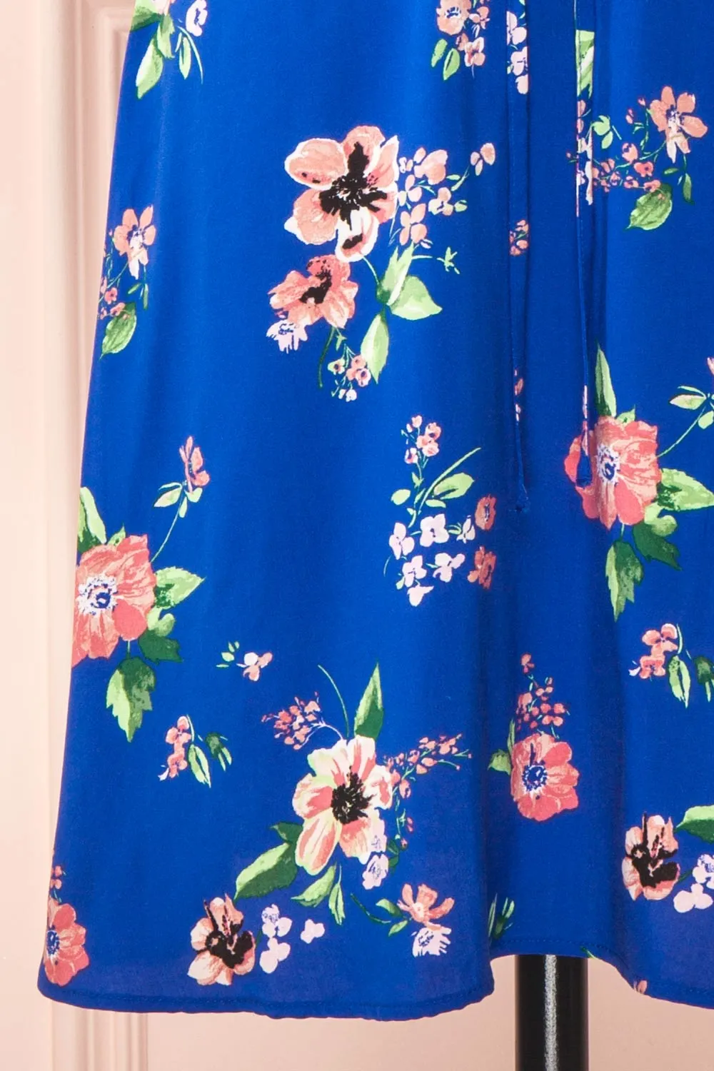 Liana Blue | Short V-Neck Dress