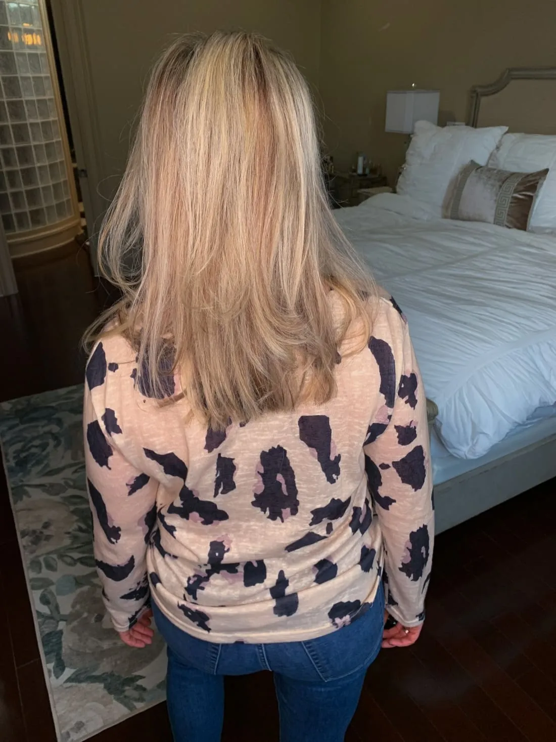 Lightweight Leopard Print Blouse