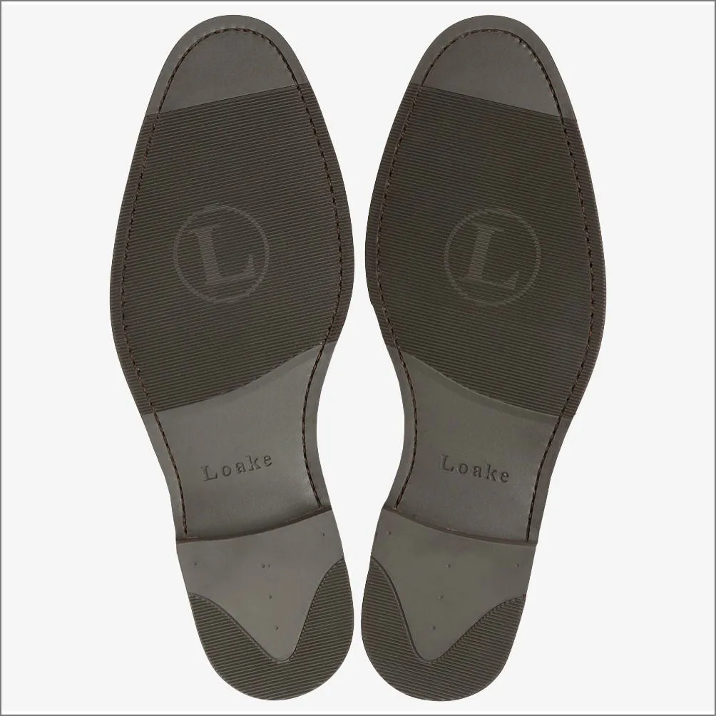 Loake Imperial Burgundy Leather Penny Loafer@