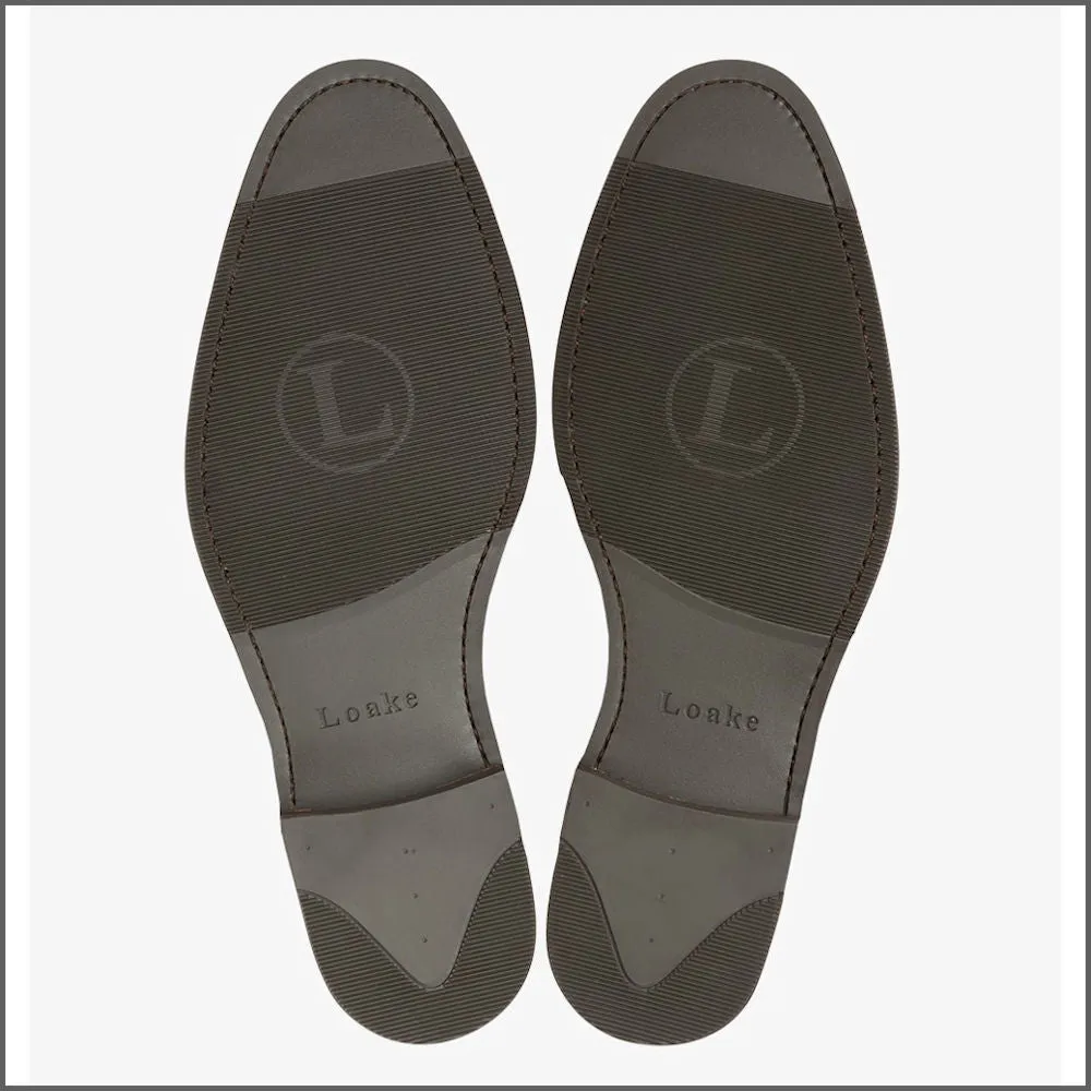 Loake Trueman Dark Brown Suede@