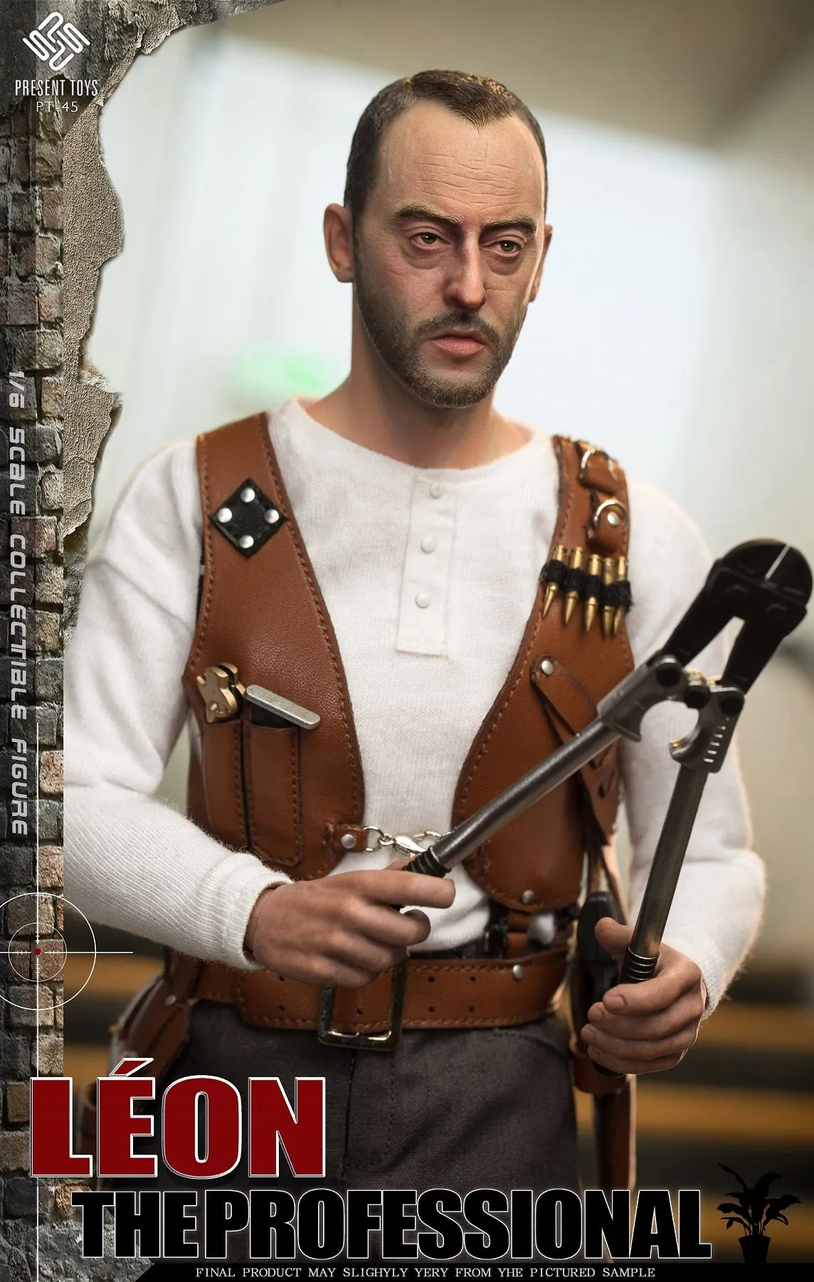 Léon The Professional - Brown Shoes w/Socks (Peg Type)