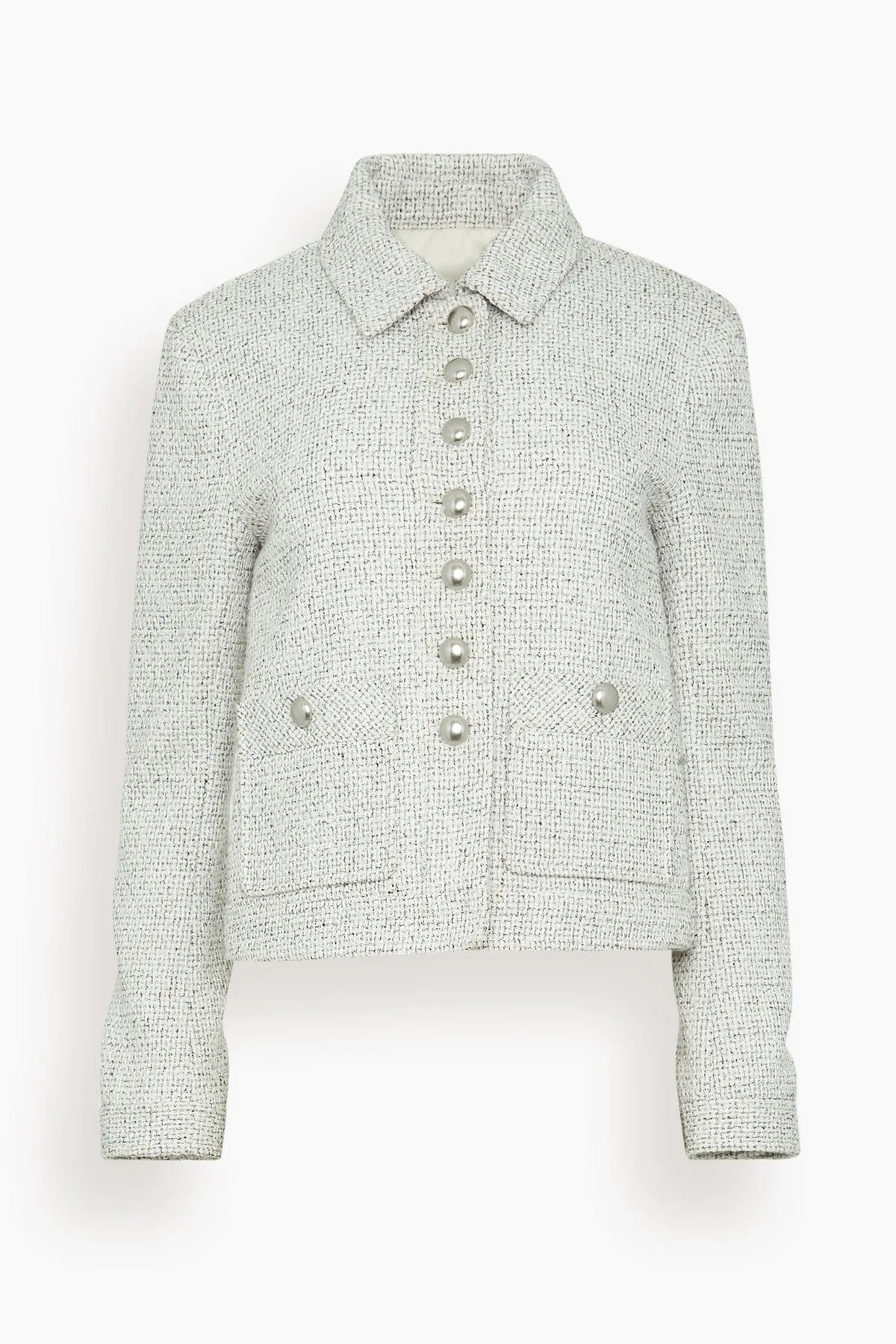 Marcella Jacket in Tweed Alabaster/Black