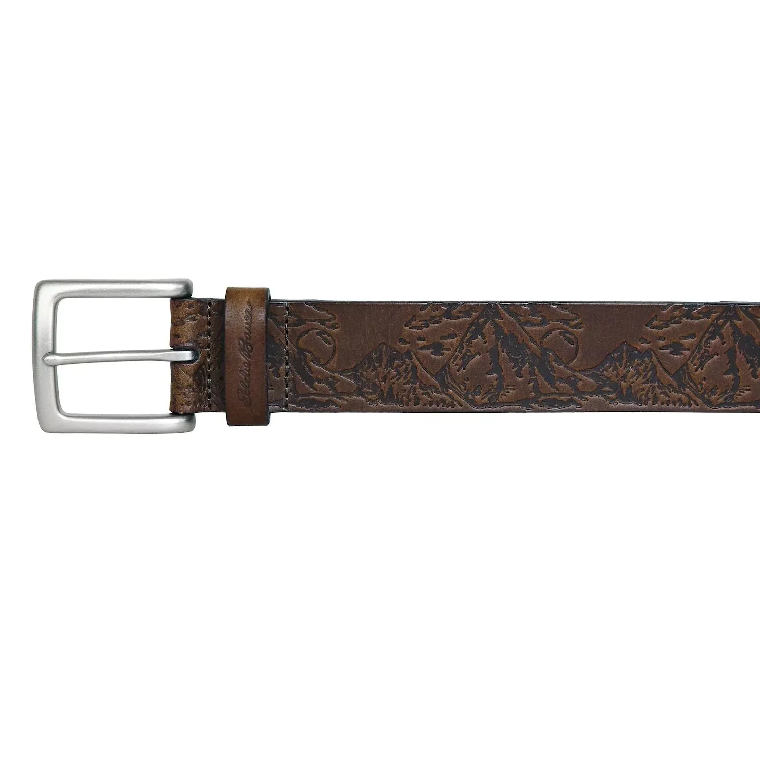 Men's Eddie Bauer 1.45 Inch Sneakers. Live Your Adventure Embossed Belt
