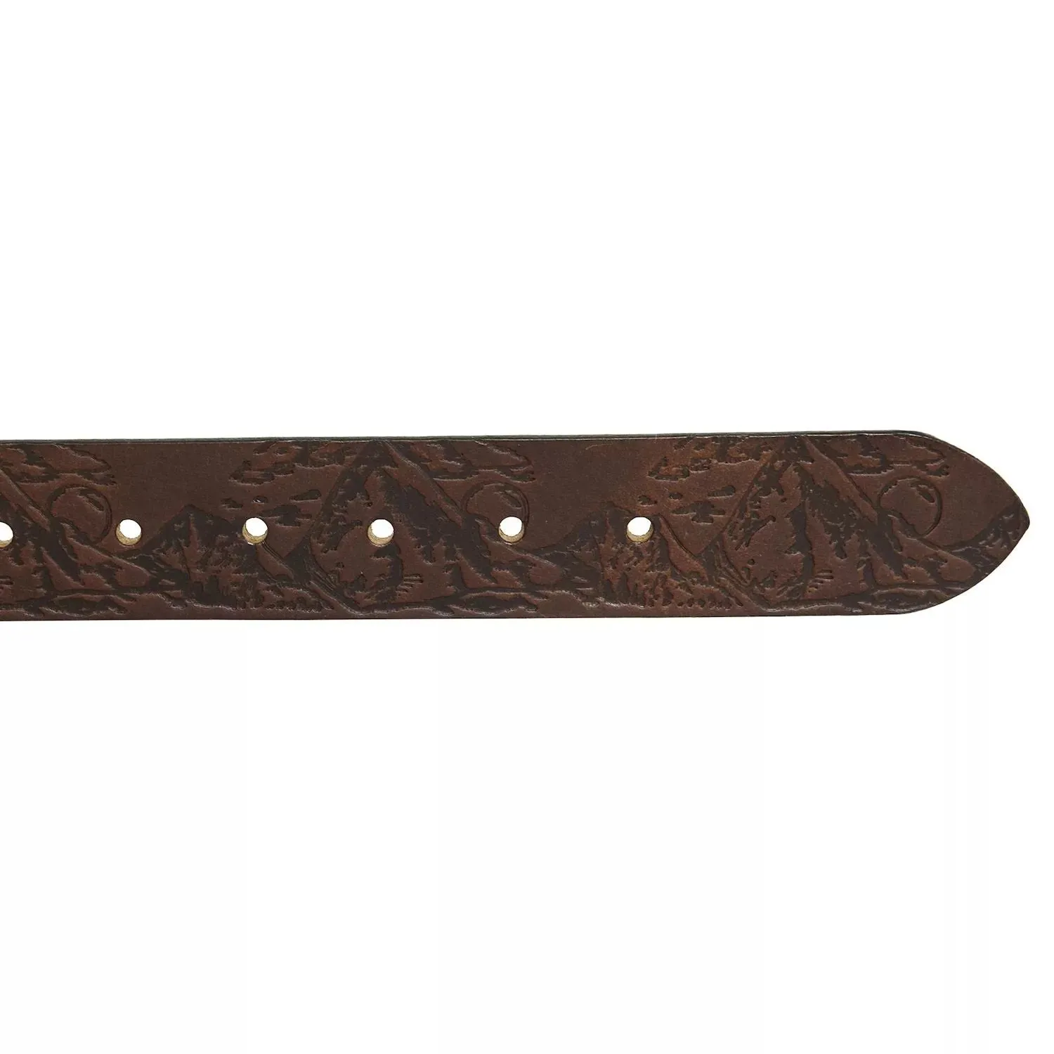 Men's Eddie Bauer 1.45 Inch Sneakers. Live Your Adventure Embossed Belt