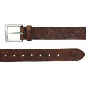 Men's Eddie Bauer 1.45 Inch Sneakers. Live Your Adventure Embossed Belt