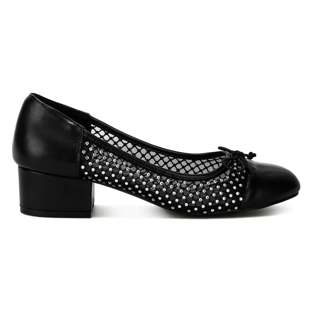 Mesh Ballerina Pumps