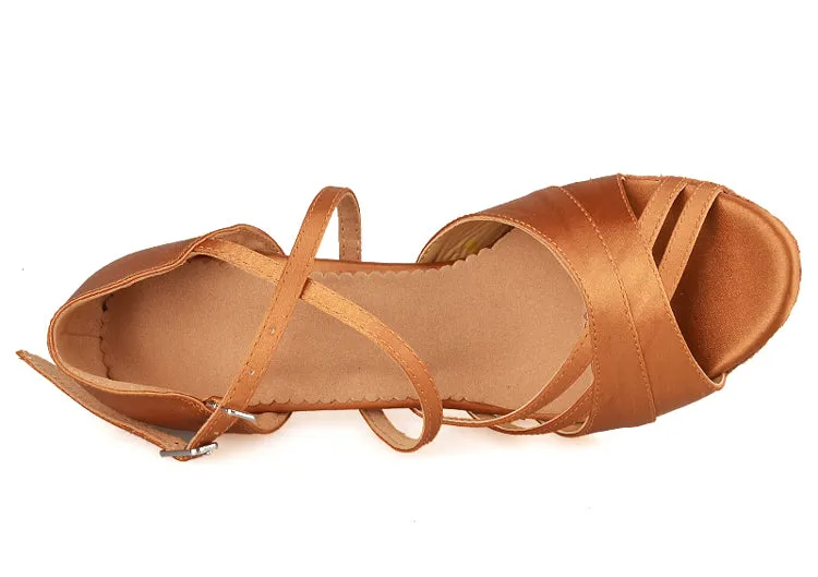 Obsessions #B1199 Women Latin - Salsa Satin Shoes