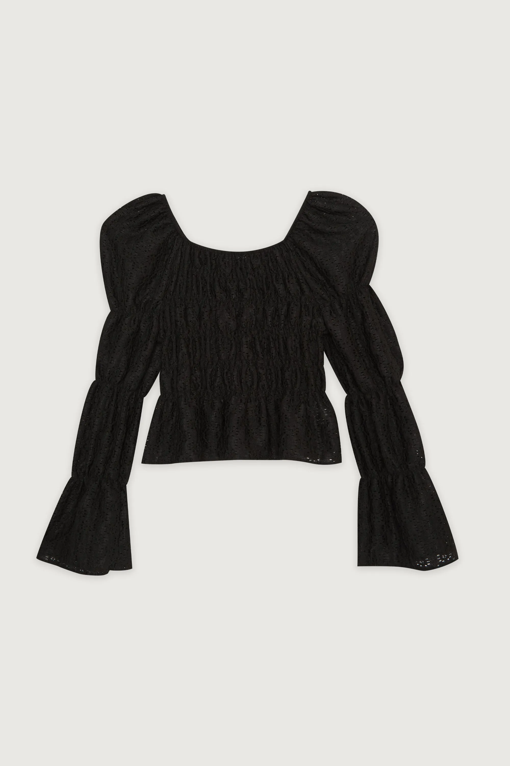 OFF SHOULDER RUCHED TOP
