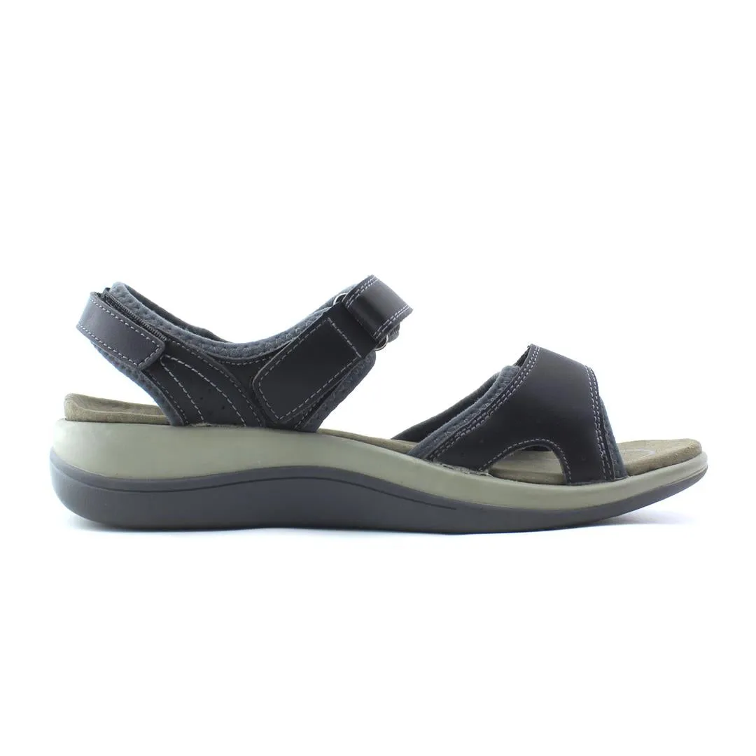 Orthofeet Women Malibu Two Way Strap - Black (EX)