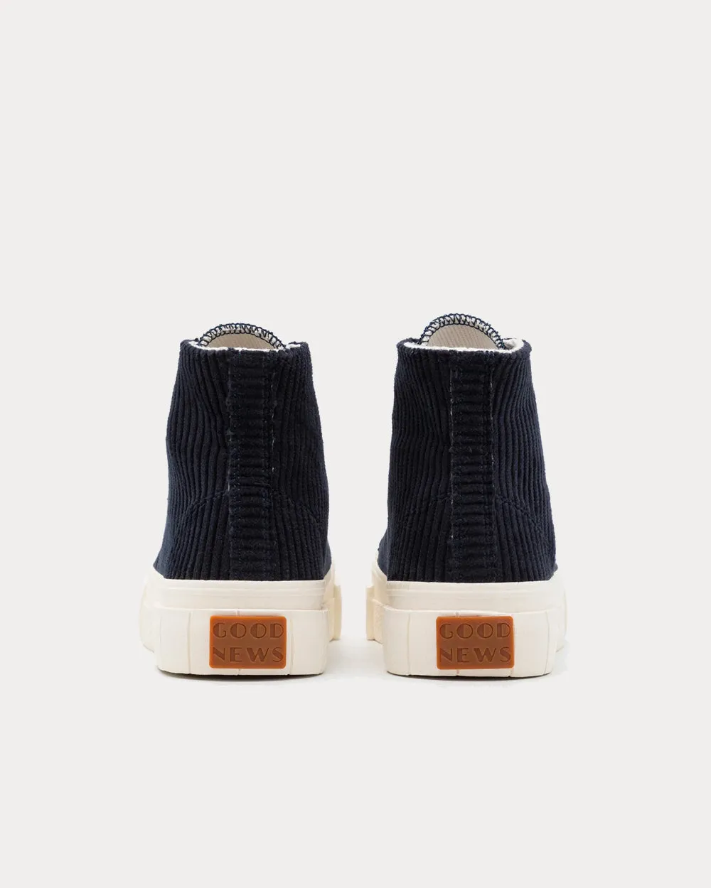 Palm Corduroy Navy High Top Sneakers