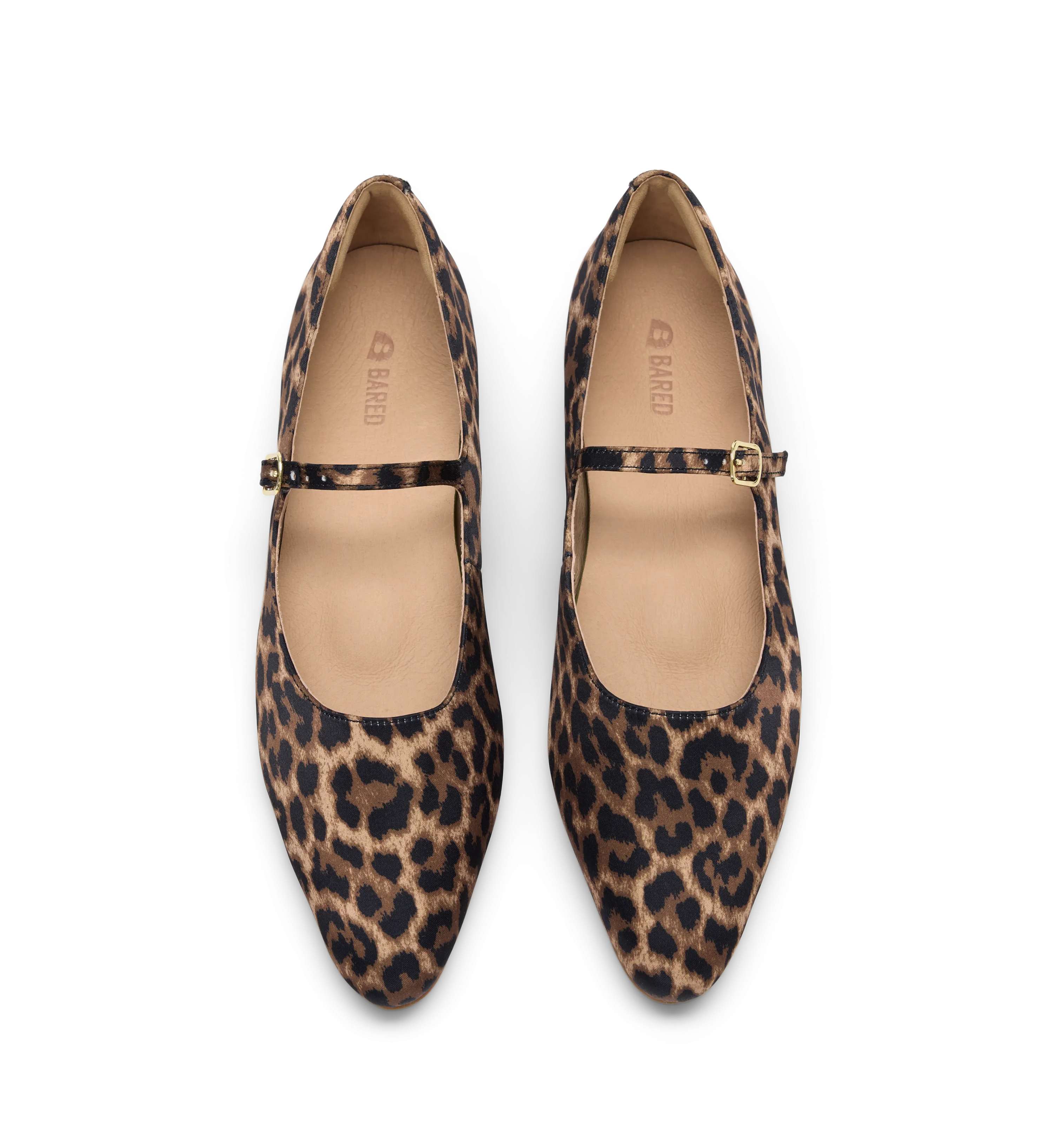 Palmchat Leopard Print Satin Ballet Flats