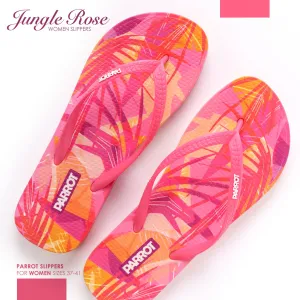 Parrot Jungle Rose Flipflop