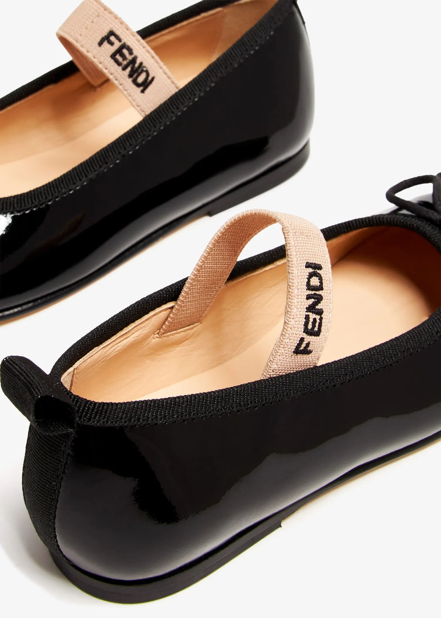Patent Leather Ballerinas - Black