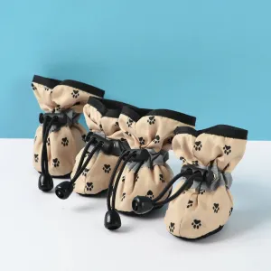PawFit™ 4-Piece Anti-Slip Dog Shoes - Soft Adjustable Dog Boots