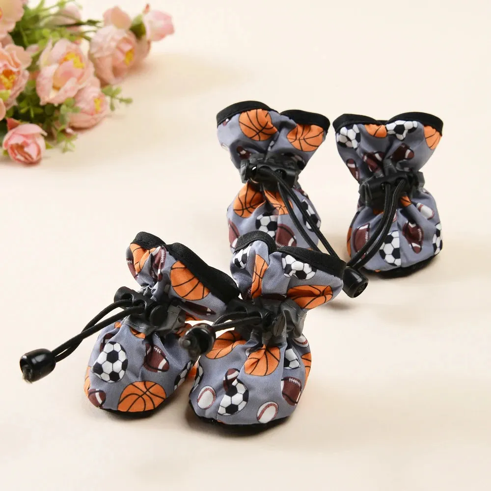 PawFit™ 4-Piece Anti-Slip Dog Shoes - Soft Adjustable Dog Boots