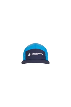 Performance Running Hat | Double Blue w/ Elastic Cord