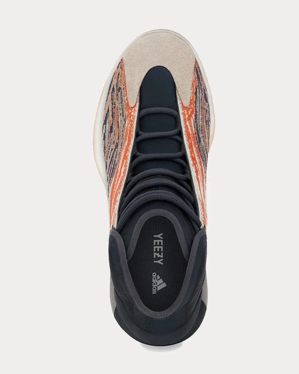 QNTN Flash Orange High Top Sneakers