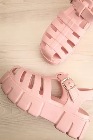 Rarea Pink | Platform Fisherman Sandals