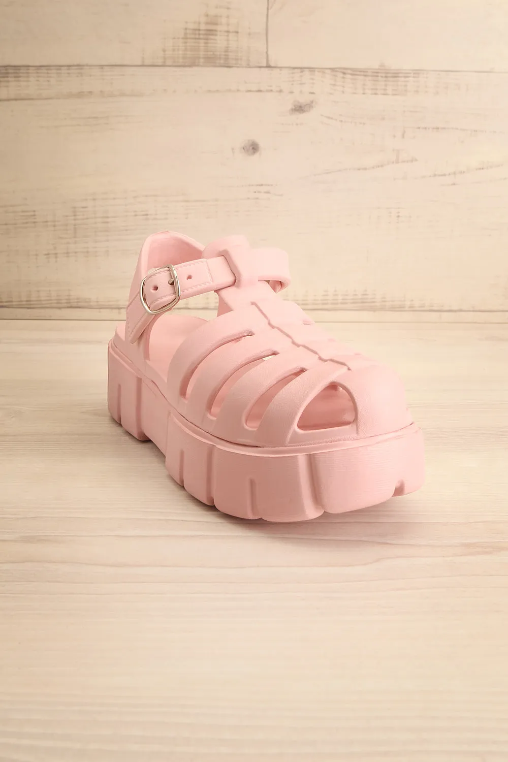 Rarea Pink | Platform Fisherman Sandals