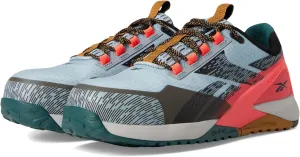 Reebok Women's Rb382 Nano X1 Adventure Work Construction Shoe Blue Safety