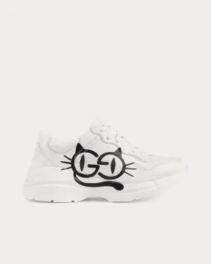 Rhyton Cat Eyes White Low Top Sneakers