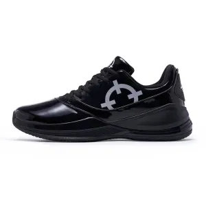 RIGORER 2023 Professional Patent Leather Low Referee Shoes - Black