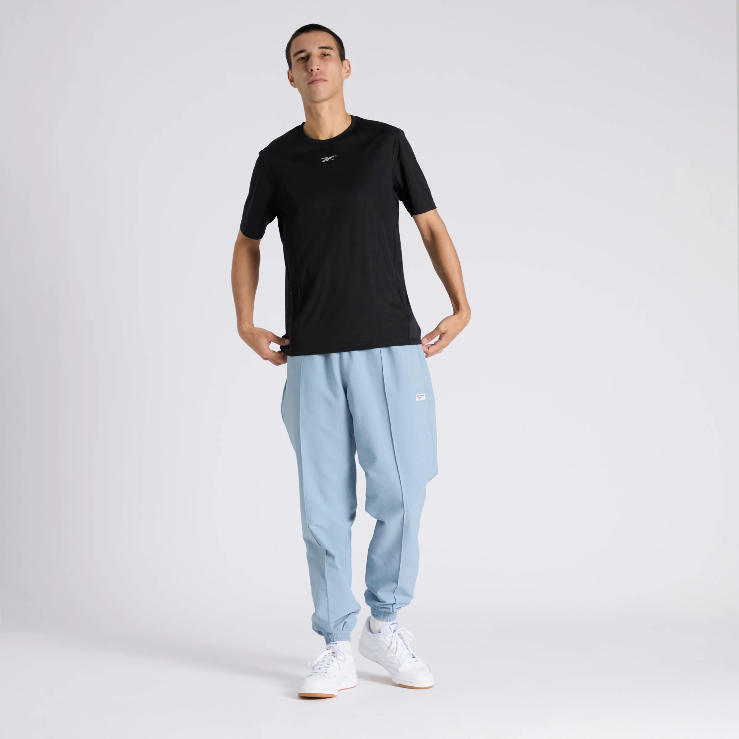 Running Ss Speedwick Tee Black