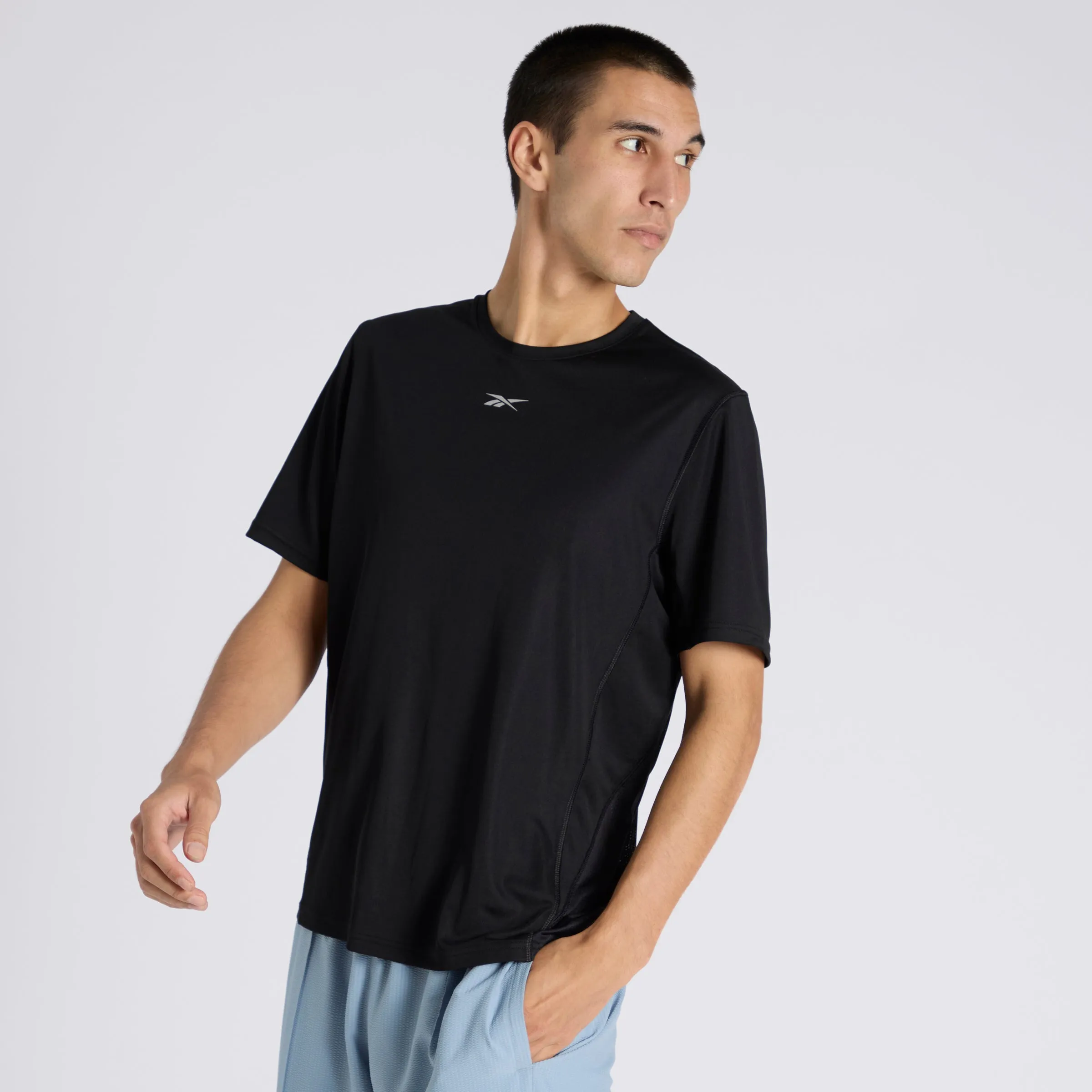 Running Ss Speedwick Tee Black