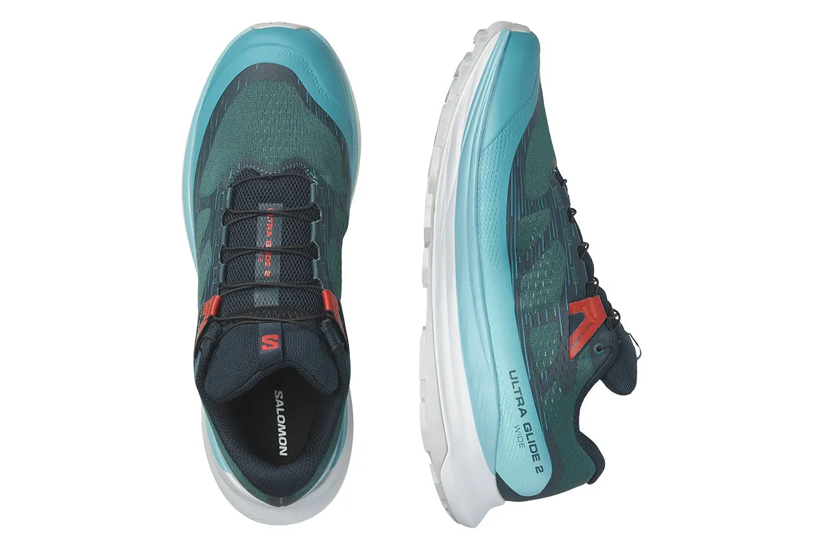 Salomon Ultra Glide 2 2E Atlantic Deep/Blue Radiance/Fiery Red Mens