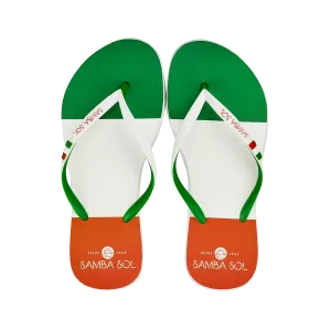 Samba Sol Women's Countries Collection Flip Flops - Italy
