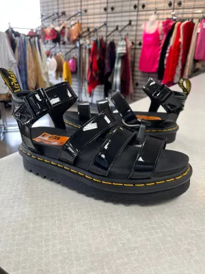 Sandals Flats By Dr Martens In Black, Size:8