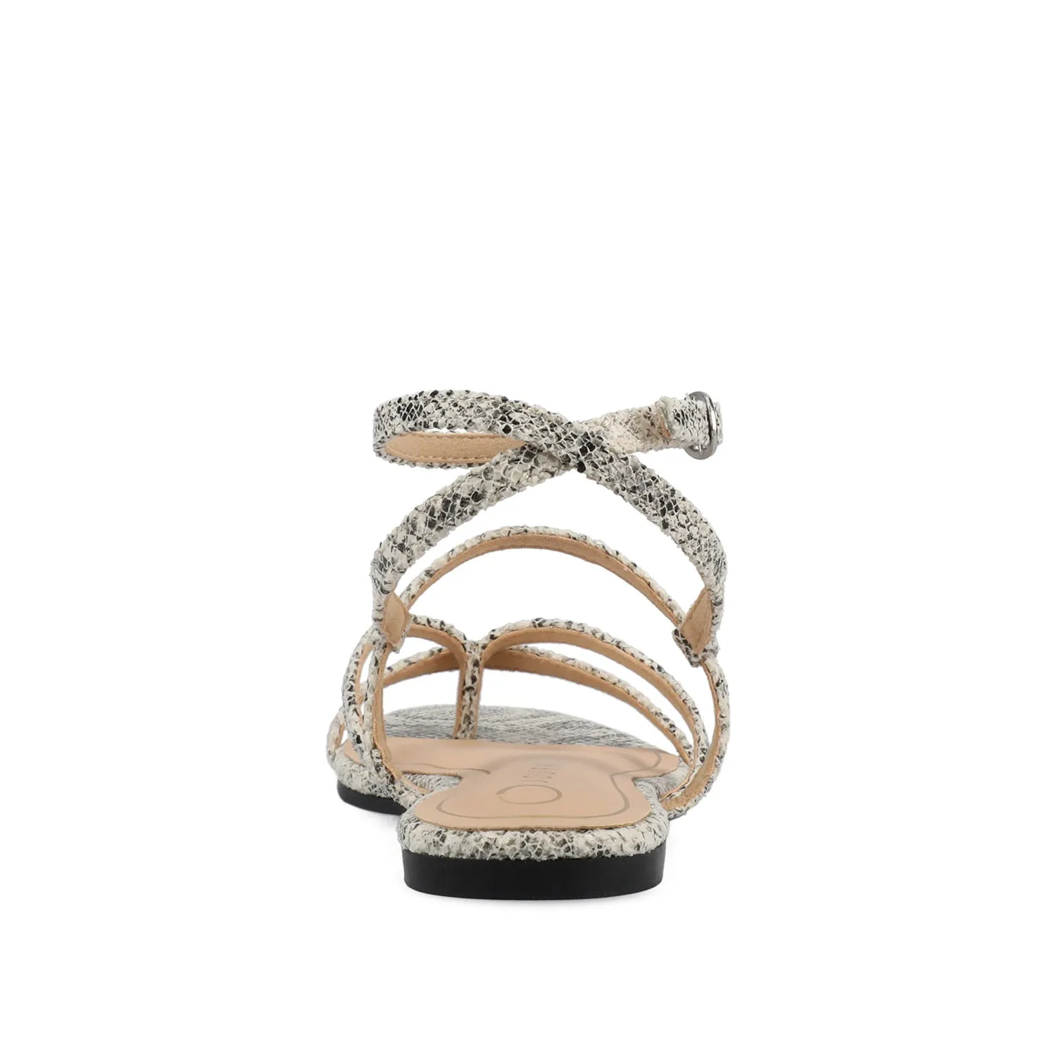 SERISSA CRISSCROSS SANDAL IN FAUX LEATHER