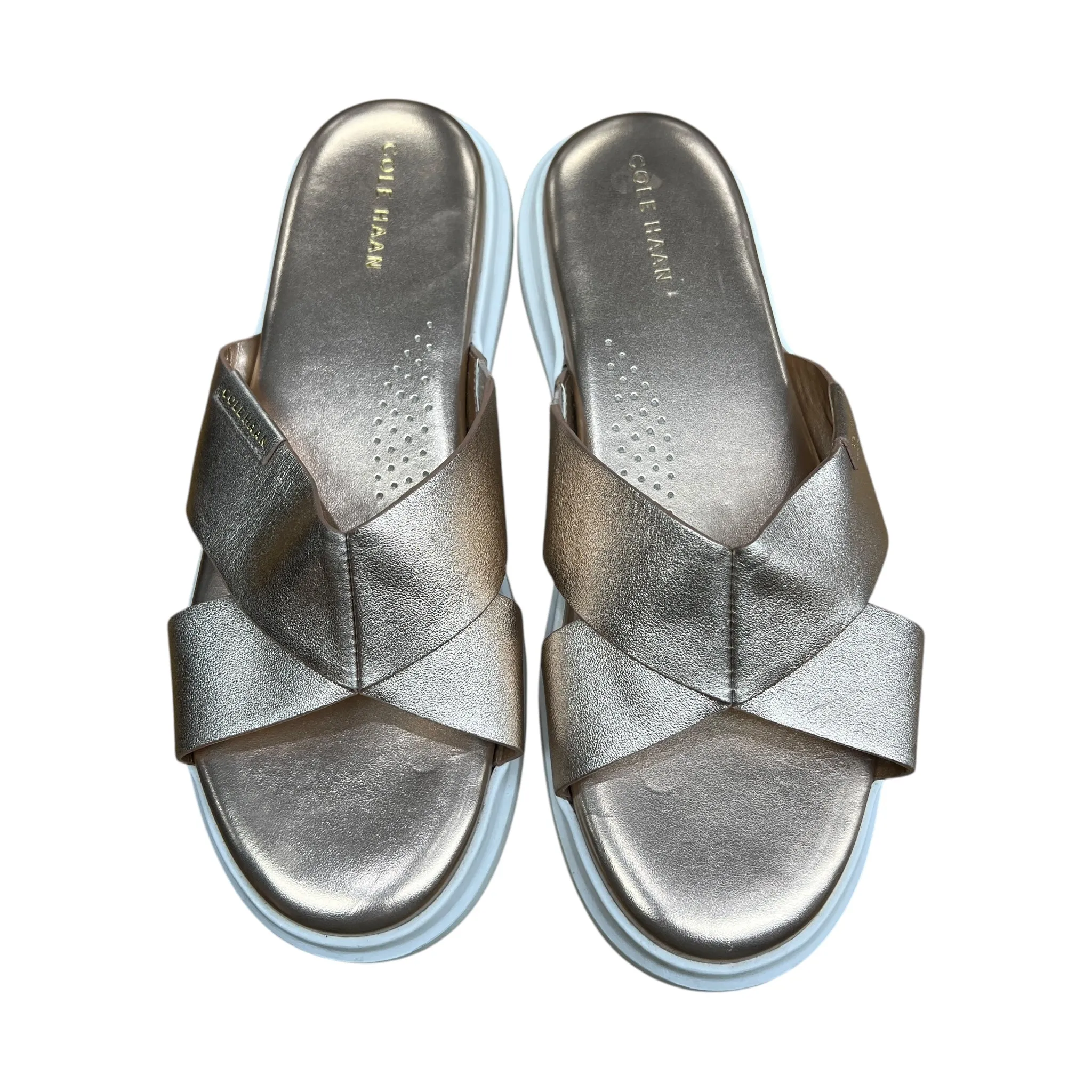 Shoes Flats By Cole-Haan In Copper, Size:8