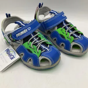 Size 9.5: Primigi Blue & Green Velcro Sandals